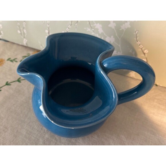 Vintage Maioliche Jessica Scalloped Creamer Pitcher Vase Made in Italy - Picture 2 of 8